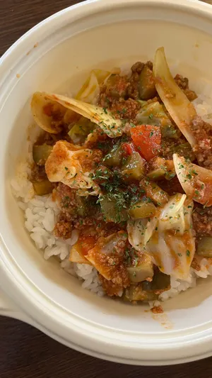 お野菜たっぷりミートライス